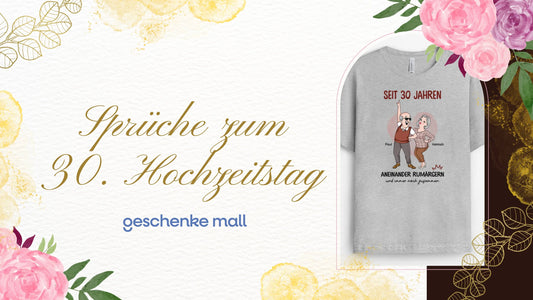 30 hochzeitstag sprüche