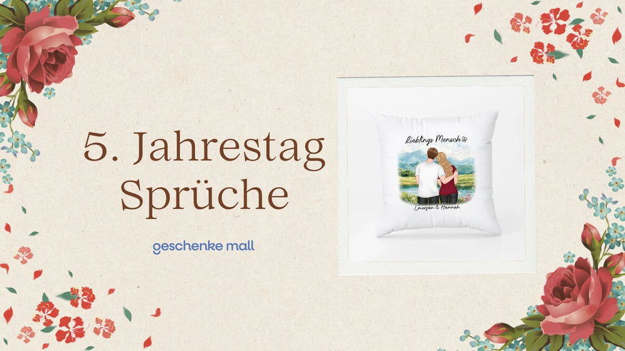 5 jahre beziehung sprüche