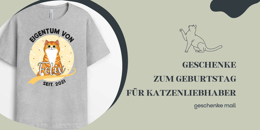 25+ Personalisierte Geburtstagsgeschenke für Katzenliebhaber von Geschenke Mall