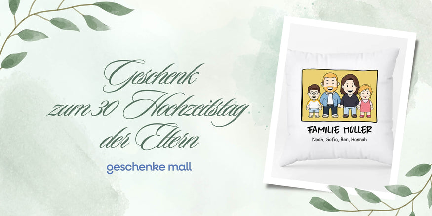 geschenk 30 hochzeitstag eltern