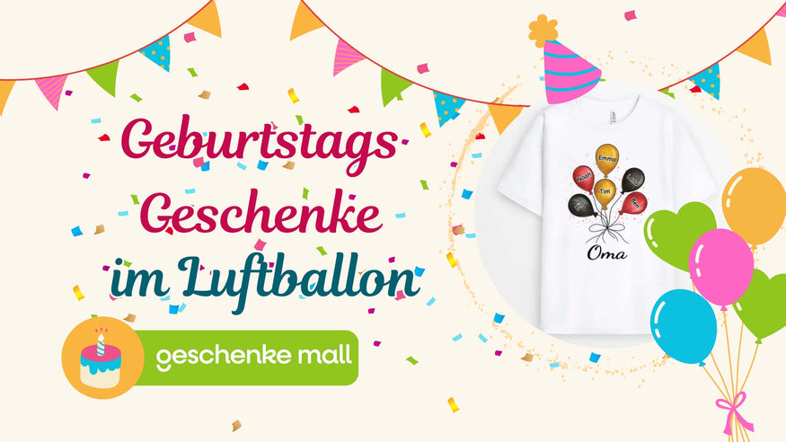 geburtstagsgeschenk im luftballon