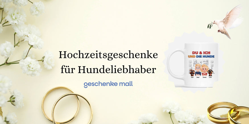 hochzeitsgeschenk hundeliebhaber