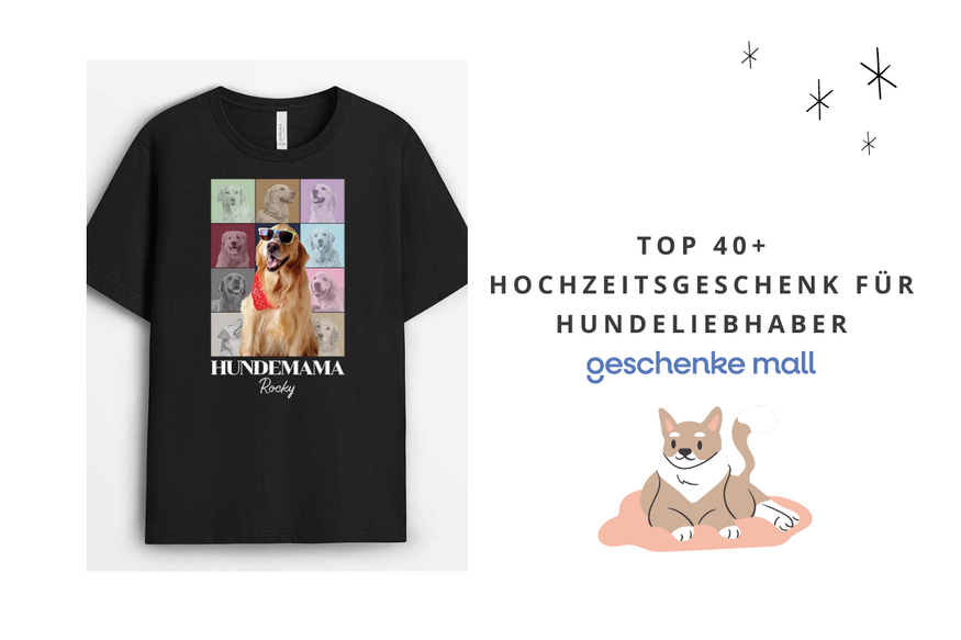 Hochzeitsgeschenk für Hundeliebhaber