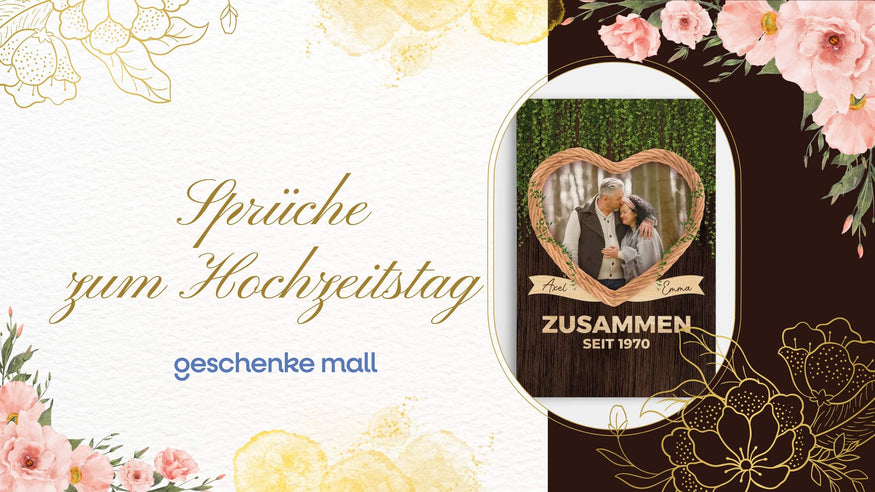 sprüche zum hochzeitstag