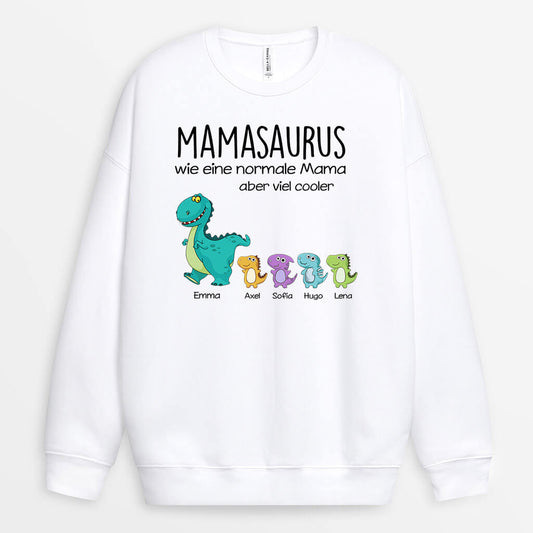 0009WGE1 personalisierte geschenke Pullover dinosaurier oma mama