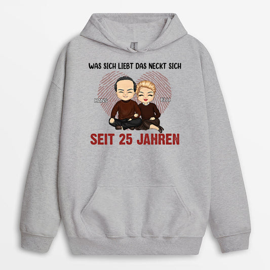 0177HGE1 Personalisierte Geschenke Hoodie Freund Freundin Paare Parchen