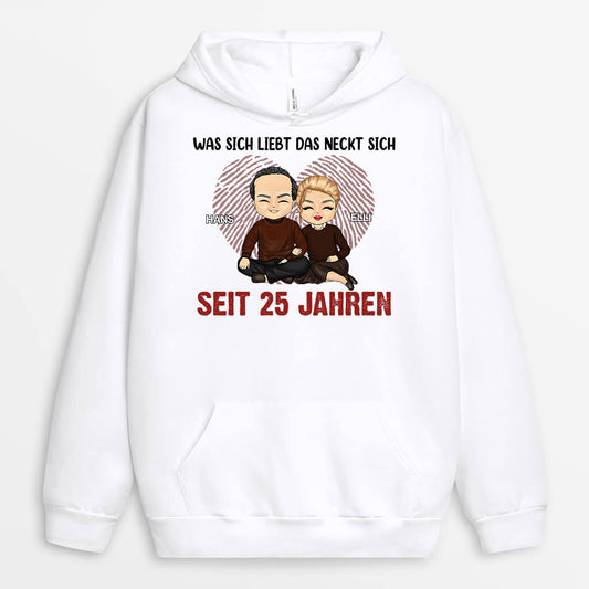 0177HGE2 Personalisierte Geschenke Hoodie Freund Freundin Paare Parchen