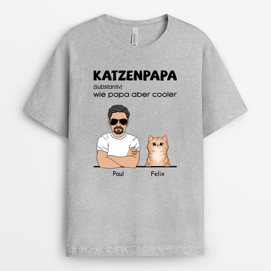 0218AGE2 definition katzenpapa weisses t shirt katze personalisiert 0218AKH8D