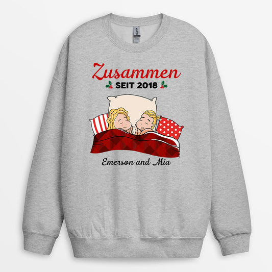 0537WGE2 Personalisierte Geschenke Pullover Freundin Freund Mama Papa Weihnachten