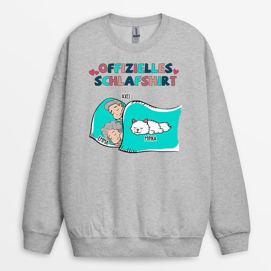 0553WGE1 Personalisierte Geschenke Pullover Frau Mann Katzen Katzenbesitzer