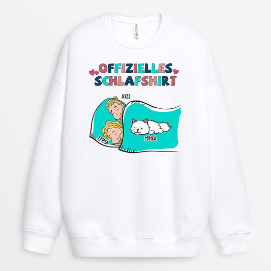 0553WGE2 Personalisierte Geschenke Pullover Frau Mann Katzen Katzenbesitzer