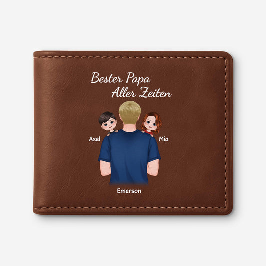 0771JGE1 bester papa aller zeiten personalisierte herren geldborse_ 0771JTL0B