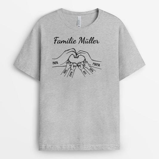 0966AGE2 Personalisierte Geschenke T Shirt Kinder Enkelkinder Papa Mama Opa Oma