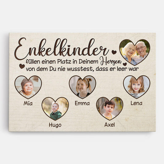 0981CGE1 Personalisierte Geschenke Leinwand Kinder Enkelkinder Herzen Mama Oma Papa Opa_c6c912dd 7ec2 4b8f bd7e 1fbfb5f575fe