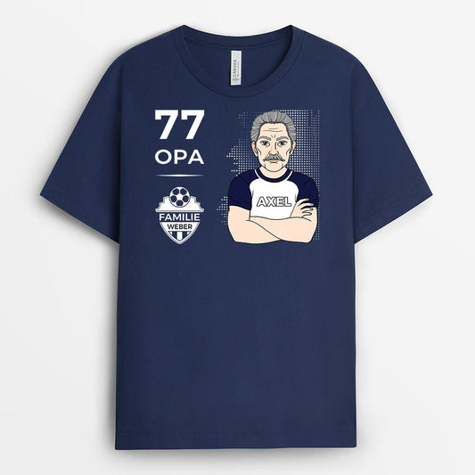 1009AGE2 Personalisierte Geschenke T Shirt Kinder Enkelkinder Fussball Papa Opa_835e87ef eff3 4fd9 a025 0b105c102ee8