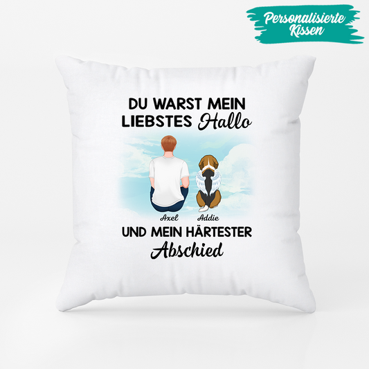 1028PGE2 Personalisierte Geschenke Kissen Hunde Hundeliebhaber Hundebesitzer
