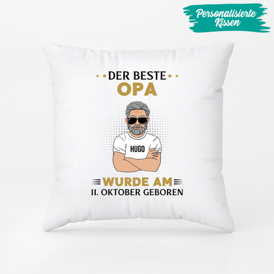 1041PGE2 Personalisierte Geschenke Kissen Geburtstag Papa Opa