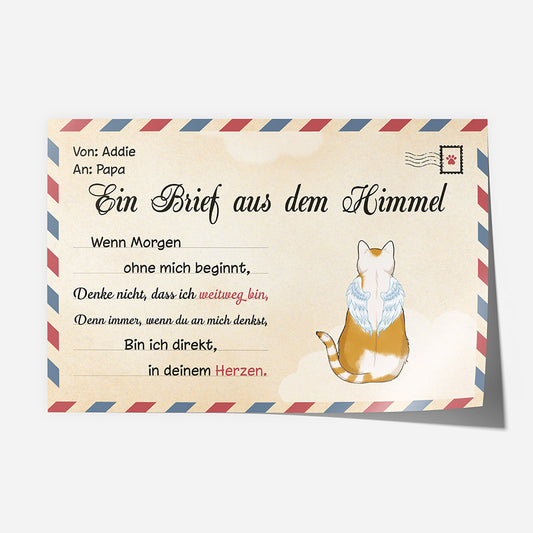 1042SGE1 Personalisierte Geschenke Poster Katzen Katzenliebhaber Katzenbesitzer