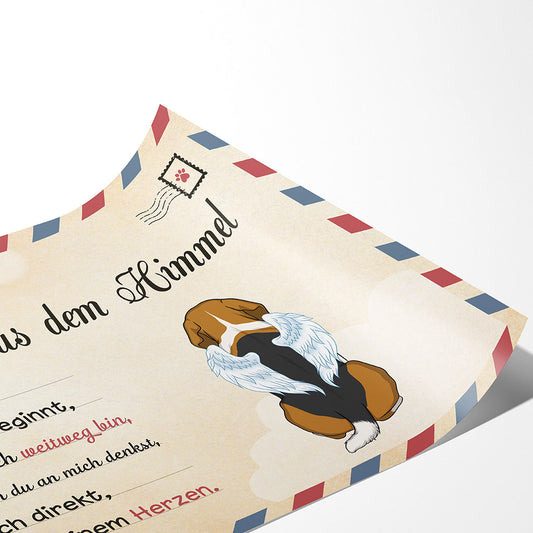 1042SGE2 Personalisierte Geschenke Poster Hunde Hundeliebhaber Hundebesitzer