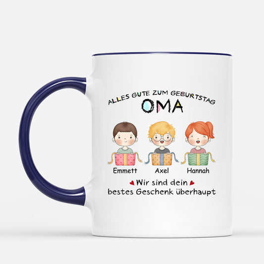 1049MGE2 Personalisierte Geschenke Tasse Geburtstag Mama Oma