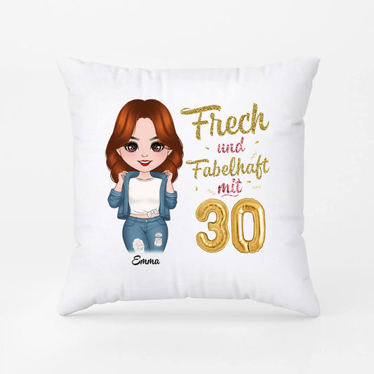 1053PGE1 Personalisierte Geschenke Kissen Geburtstag Frech Freunde