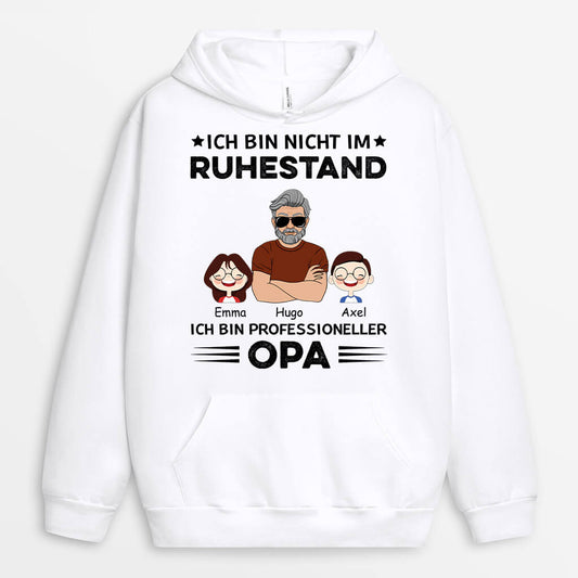 1057HGE1 Personalisierte Geschenke Hoodie Opa Papa