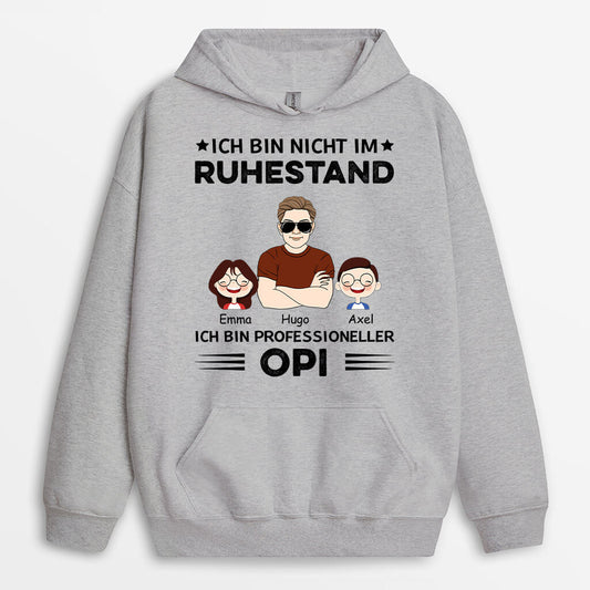 1057HGE2 Personalisierte Geschenke Hoodie Opa Papa