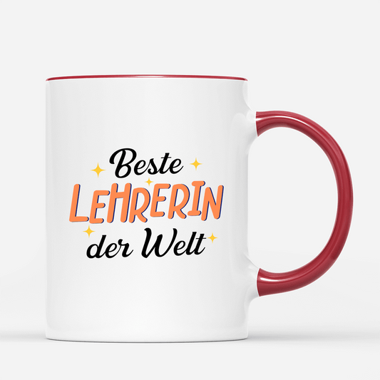 1082MGE3 Personalisierte Geschenke Tassen Lehrer Lehrerin Einschulung Abschluss Kleidung Schule Uni