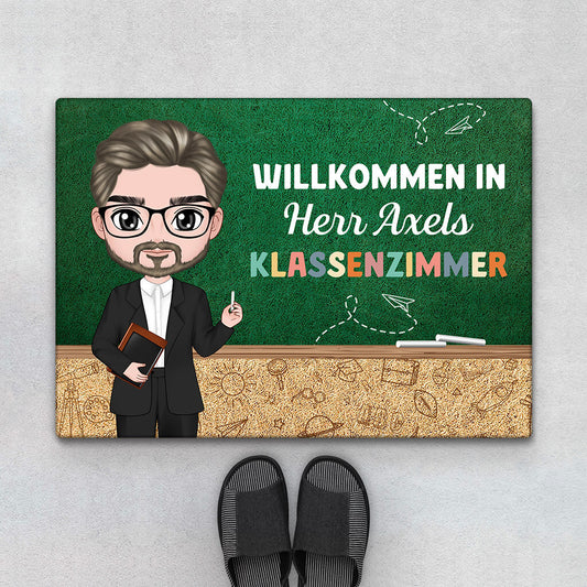 1094DGE1 Personalisierte Geschenke Fussmatten Lehrer Lehrerin Abschluss Einschulung