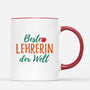 1099MGE3 Personalisierte Geschenke Tassen Lehrer Lehrerin Einschulung Abschluss Kleidung Schule Uni