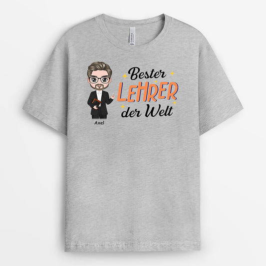 1100AGE1 Personalisierte Geschenke T Shirts Lehrer Lehrerin Einschulung Abschluss Kleidung Schule Uni