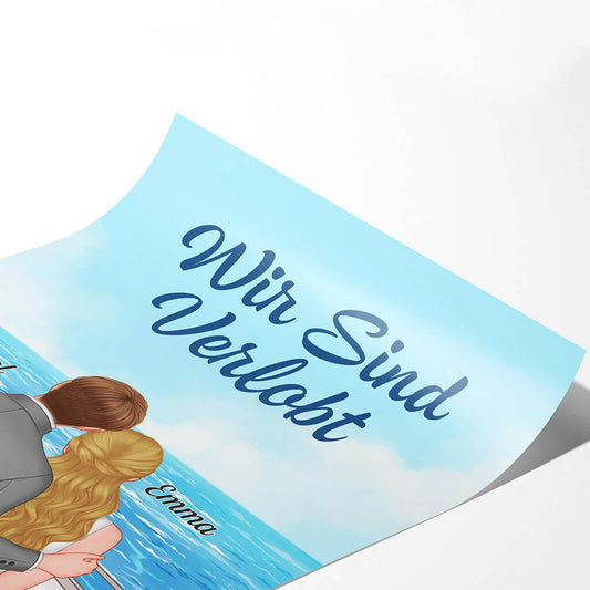 1102SGE2 Personalisierte Geschenke Kissen Paare Brautigam Braut Verlonbung Fiance Hochzeit