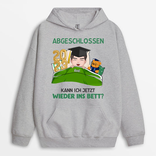 1134HGE1 Personalisierte Geschenke Hoodie Abschluss Absolventen