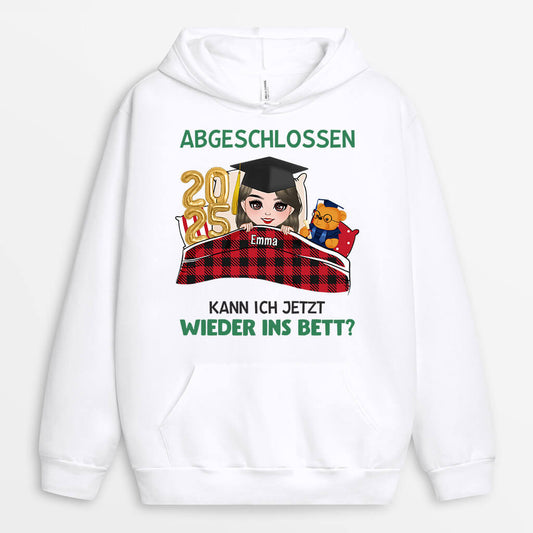 1134HGE2 Personalisierte Geschenke Hoodie Abschluss Absolventen