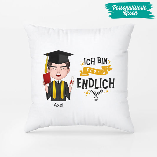1137PGE2 Personalisierte Geschenke Kissen Abschluss Absolventen