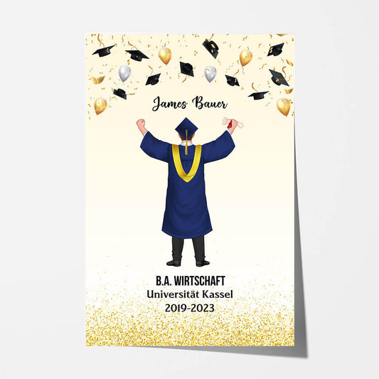 1142SGE1 Personalisierte Geschenke Poster Abschluss Feiern