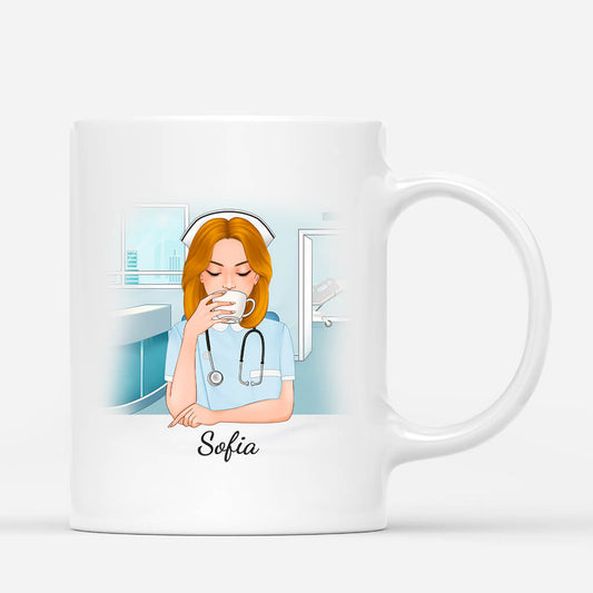 1148MGE2 Personalisierte Geschenke Tasse Helden Krankenschwester