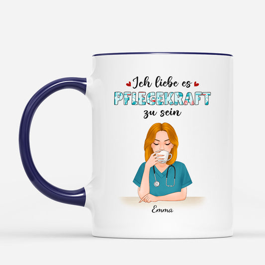 1149MGE2 Personalisierte Geschenke Tasse Krankenschwester
