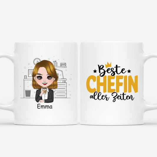 1150MGE1 Personalisierte Geschenke Tasse Kollegen Bester Chef