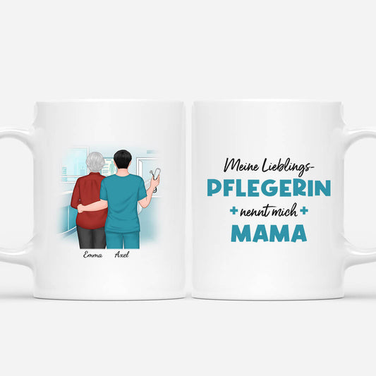 1151MGE1 Personalisierte Geschenke Tasse Krankenschwester Mama