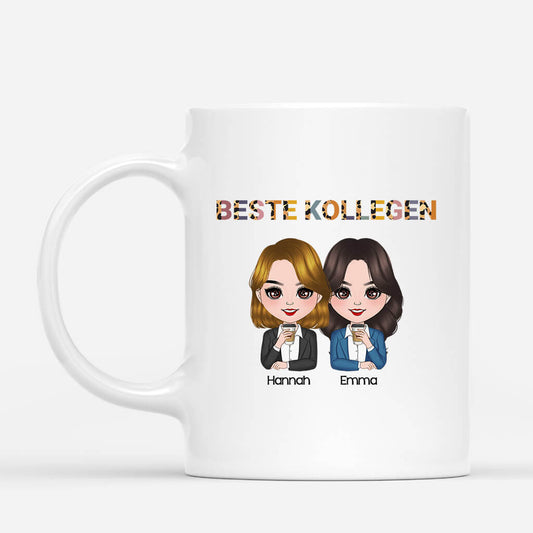 1154MGE2 Personalisierte Geschenke Tasse Schlagen Kollegen