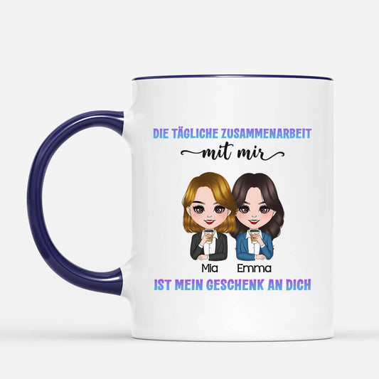 1157MGE2 Personalisierte Geschenke Tasse Zusammenarbeit Kollegen