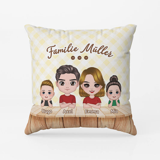 1178PGE1 Personalisierte Geschenke Kissen Familie