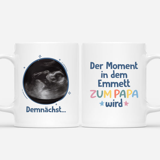 1180MGE1 Personalisierte Geschenke Tasse Geburt Papa
