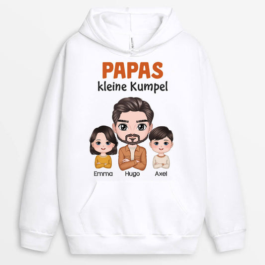 1219HGE1 Personalisierte Geschenke Hoodie Kumpel Papa Kinder