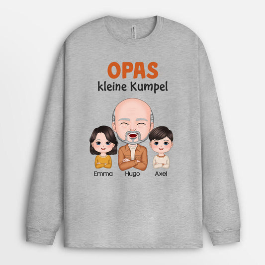 1219NGE2 Personalisierte Geschenke Langarmshirt Kumpel Papa Kinder
