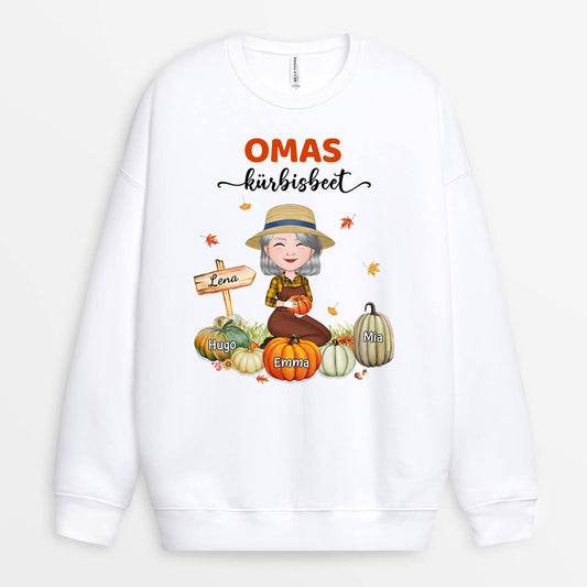 1224WGE1 Personalisierte Geschenke Pullover Kurbis Mama Oma