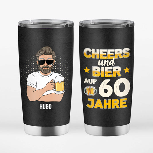 1243TGE1 personalisierter cheers und bier fur 60 jahre geburtstag thermobecher