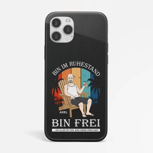 1272FGE2 personalisierte im ruhestand bin frei iphone 14 handyhulle_f4360e8d ce3a 4a9d 9b3d 6d835126aed8