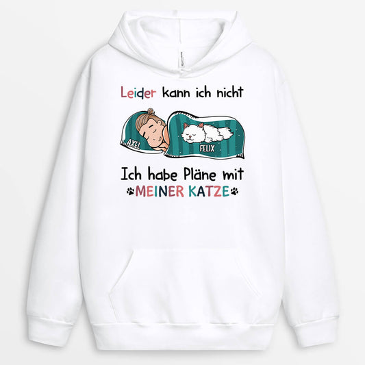 1287HGE1 personalisierter ich habe plane mit meiner sussen katze hoodie